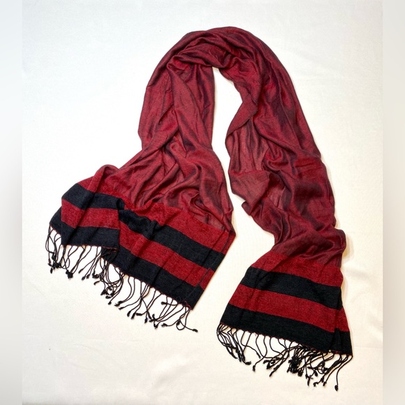 Scarf Pashmina Flamenco mixed material - Picture 3 of 10